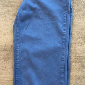 Talbots stretch blue capris. Size 10.